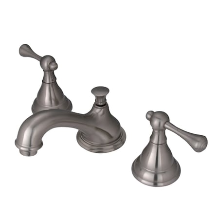 Kingston Brass KS5568BL 8" Widespread Bathroom Faucet, Brushed Nickel KS5568BL